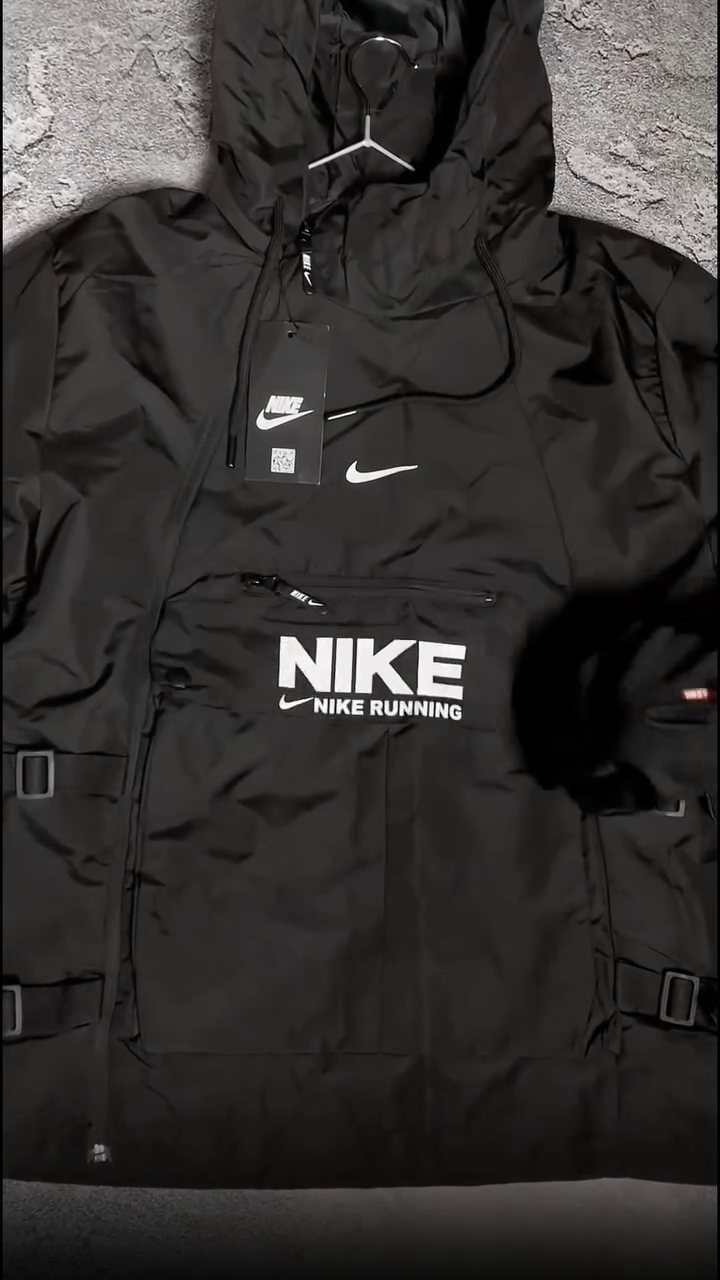 Running Tech Utility Puffer Anorak Jacket - Image 2