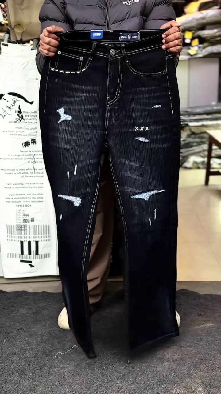 Men's Slim-Fit Denim Jeans, Light Blue