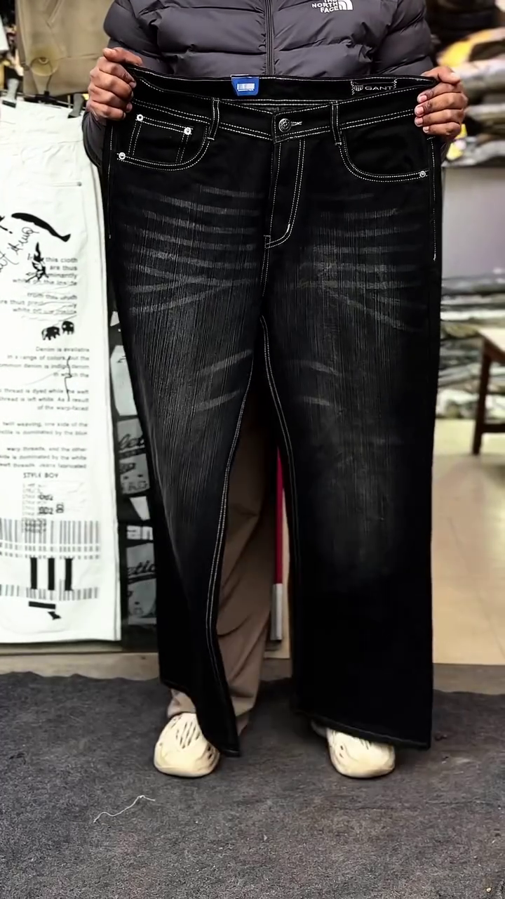 Men's Slim-Fit Denim Jeans, Light Blue - Image 3