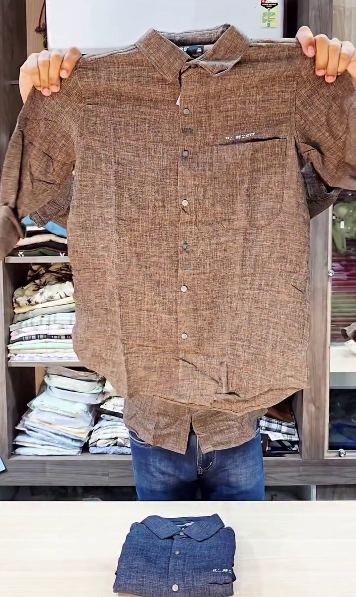 Men and Boys Short Sleeves Collared Neck Button Front Textured Polyester Regular Fit Holiday Shirts