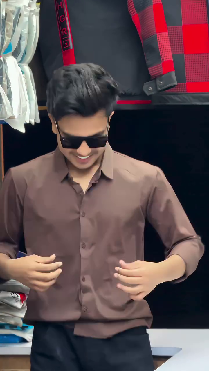 Men's Popcorn Fabric Regular Fit Casual Shirt - Image 4