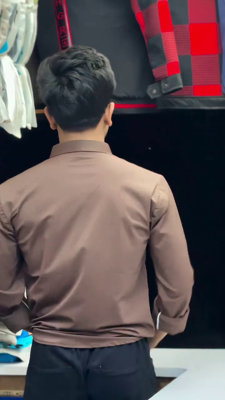 Men's Popcorn Fabric Regular Fit Casual Shirt - Image 3