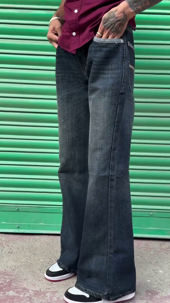 BLACK HIGH RISE LOOSE FIT JEANS