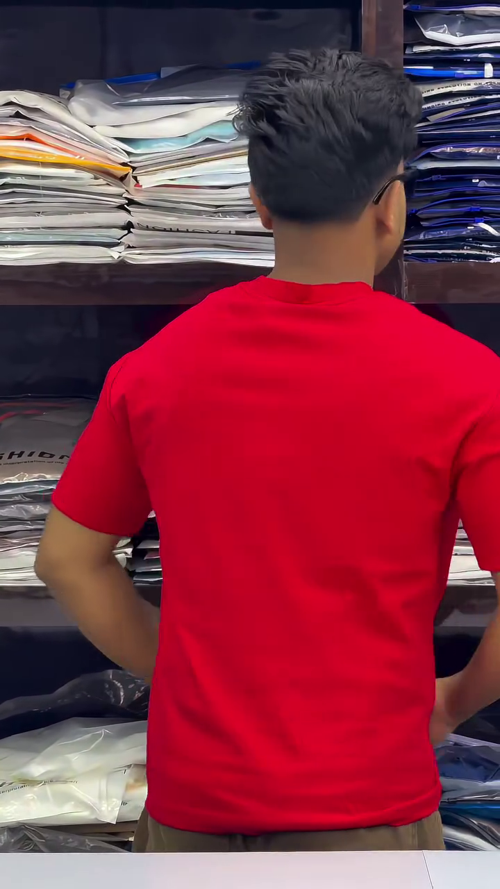 Beast Mode Red Round Neck Cotton Half Sleeved Men's T-Shirt with Printed Graphics - Image 10