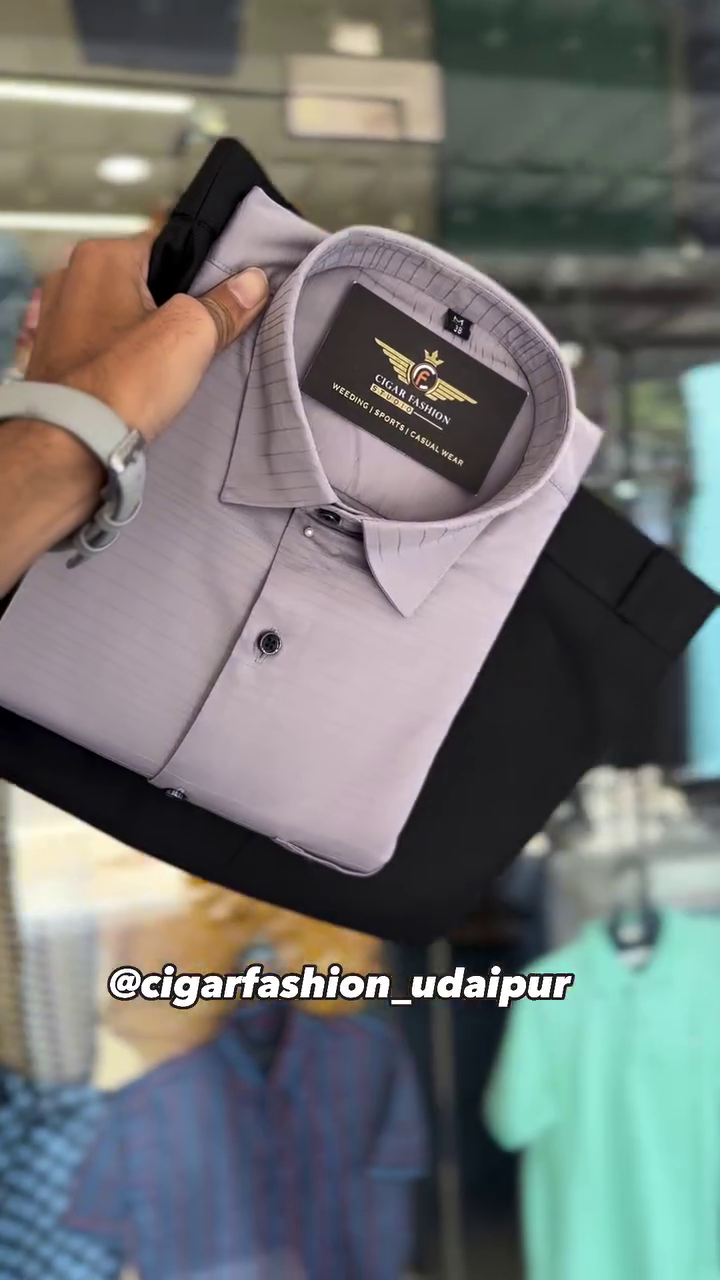 Men Solid Casual Black Shirt - Image 7