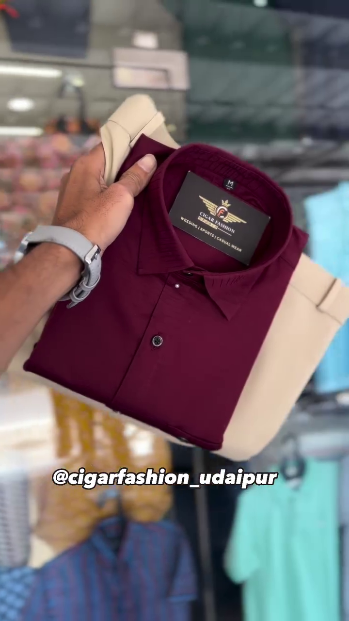 Men Solid Casual Black Shirt - Image 6