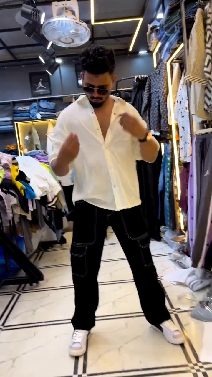 India Slim Fit Long Sleeves Party Cotton Shirt