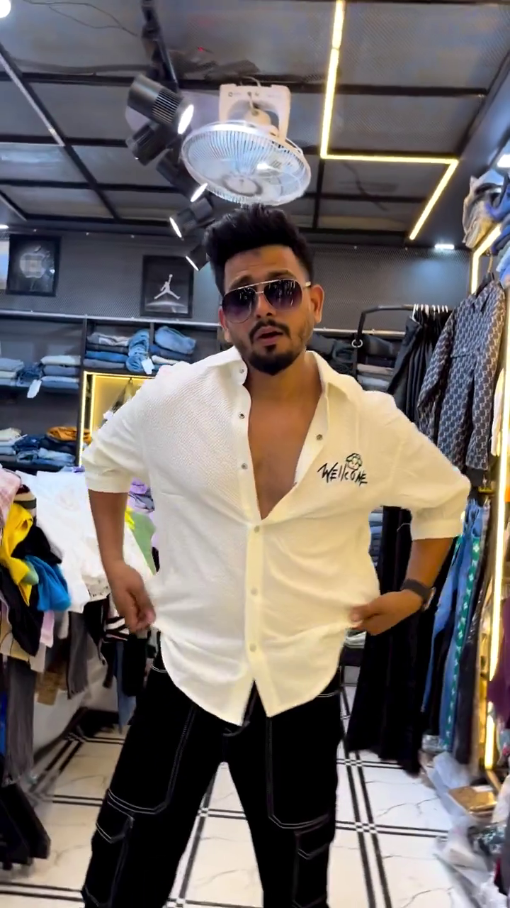 India Slim Fit Long Sleeves Party Cotton Shirt - Image 2