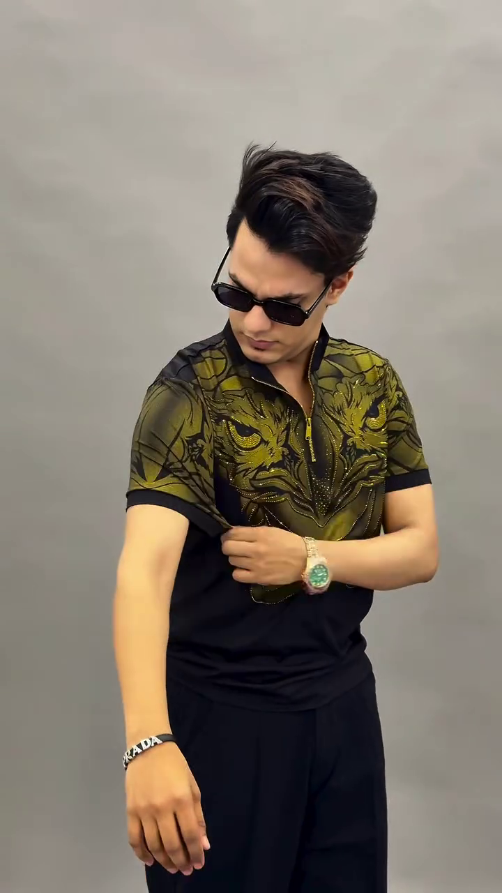 Casual Old Money Regular Fit Polo T Shirt for Men - Image 6