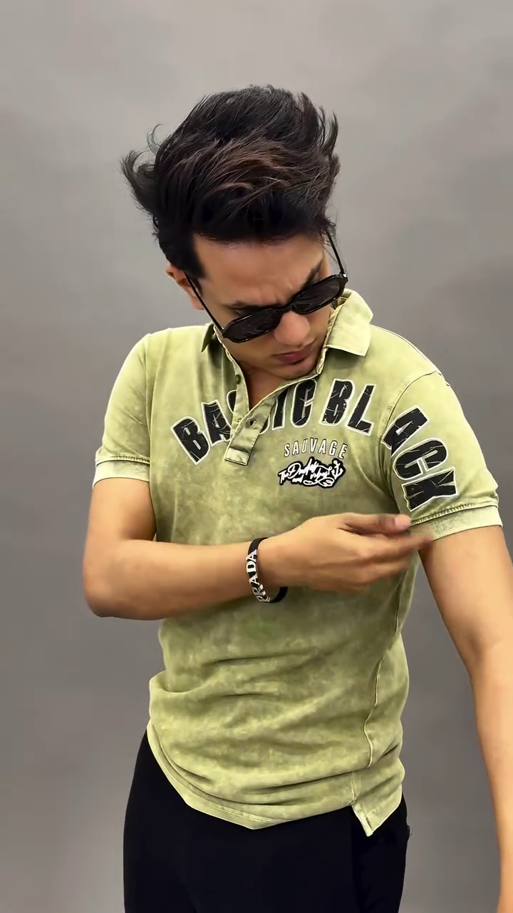 Men Printed Regular Fit Polo T-Shirt with Short Sleeves - Image 9