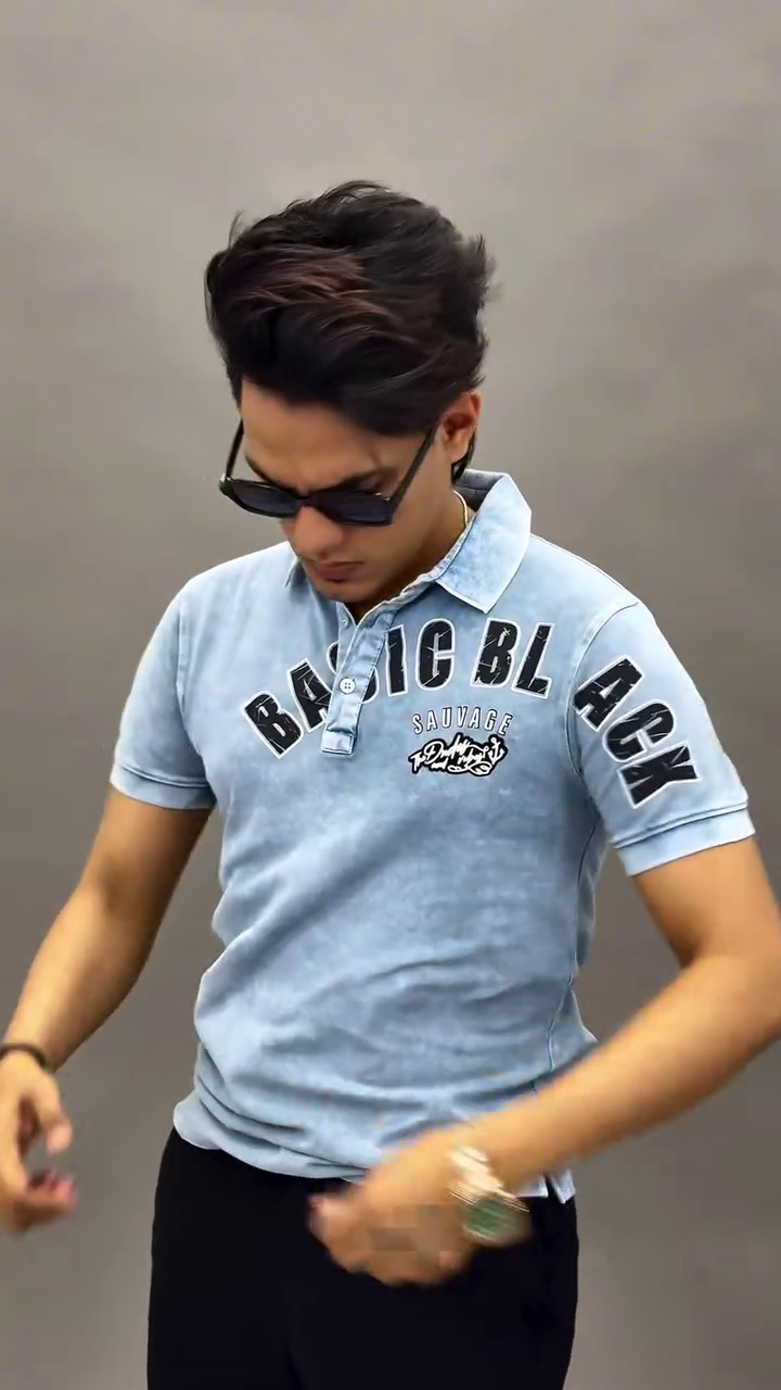 Men Printed Regular Fit Polo T-Shirt with Short Sleeves - Image 6
