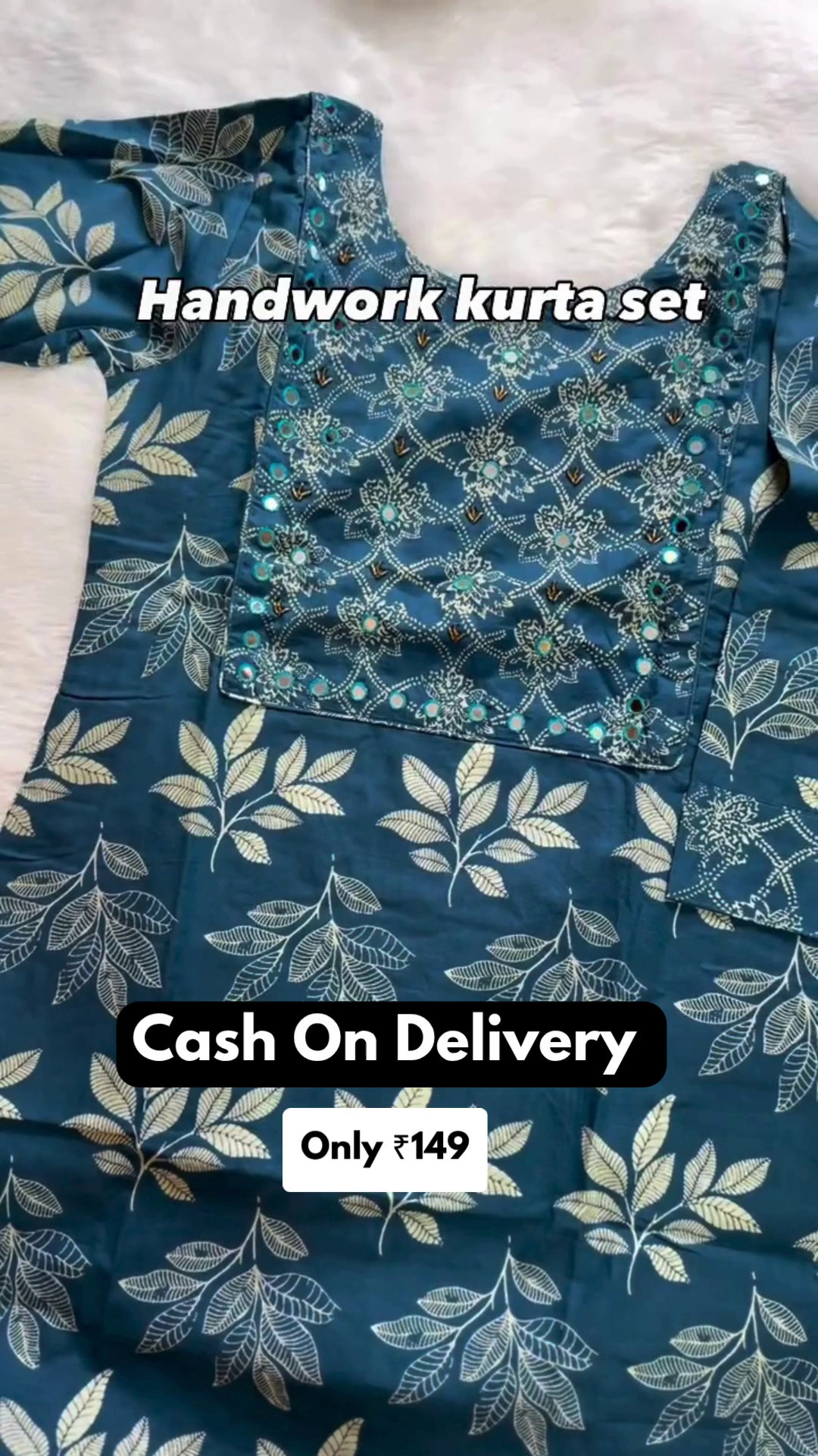 Women’s Handwork Kurta Set - Image 6
