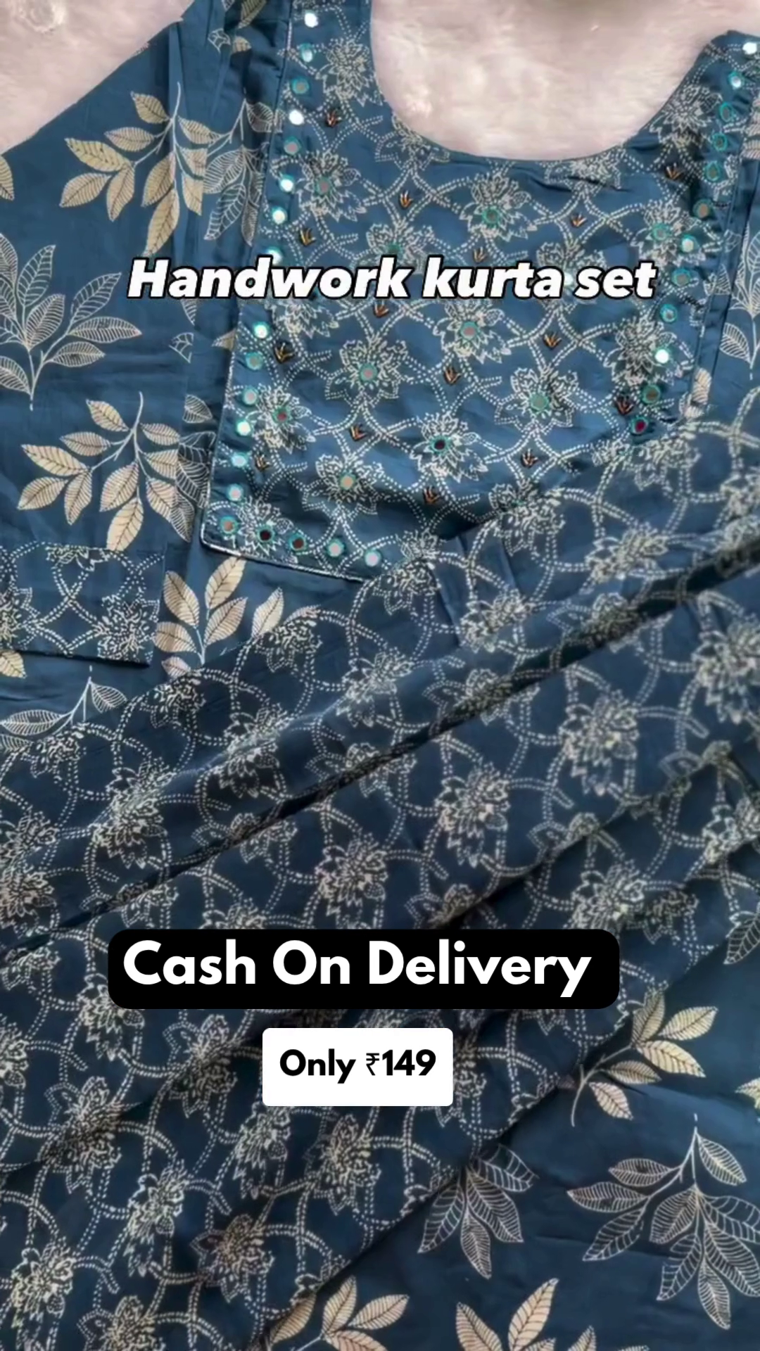 Women’s Handwork Kurta Set - Image 3
