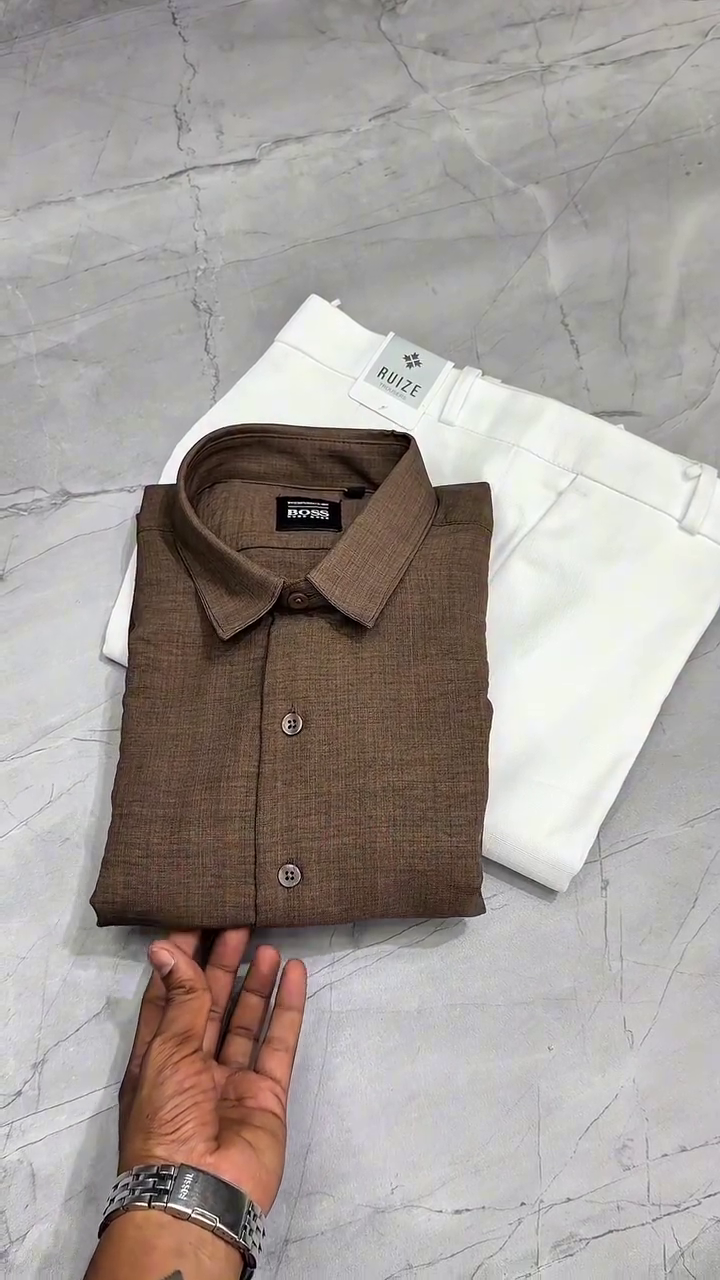 Timeless Style and Versatility of Men's Plain Shirts