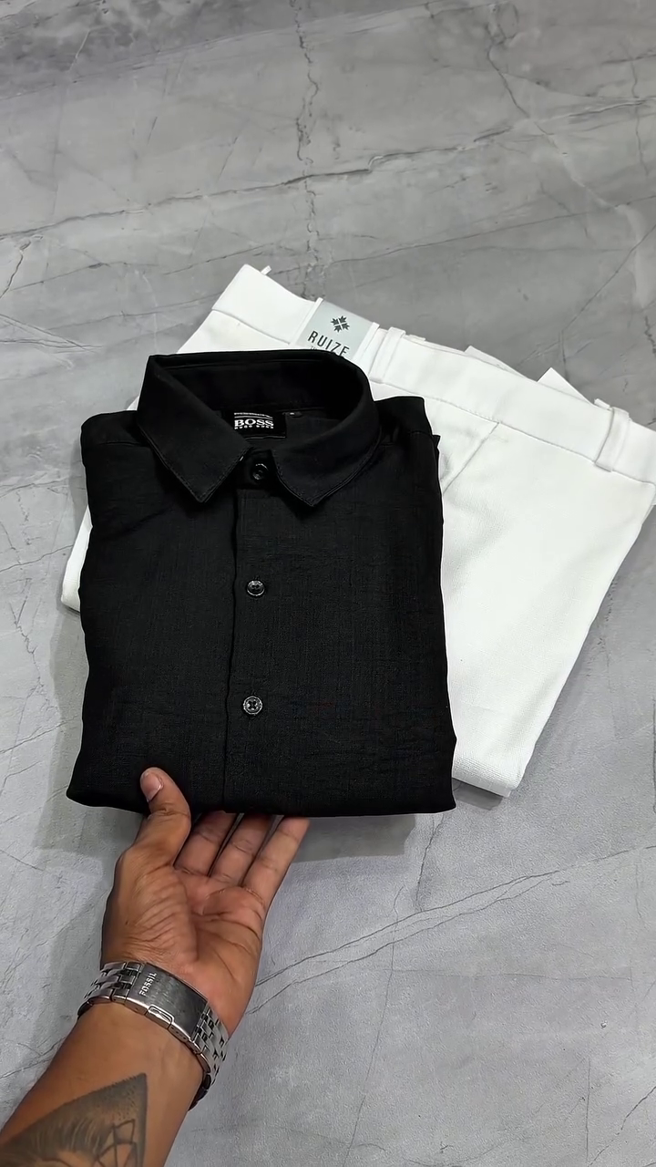 Timeless Style and Versatility of Men's Plain Shirts - Image 5