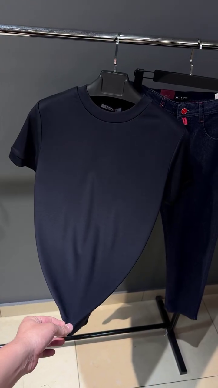 Men’s Plain Half Sleeve T-Shirt - Image 2