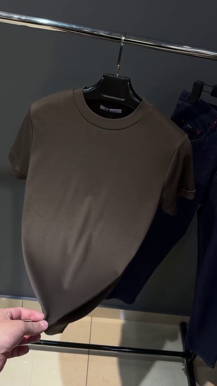 Men’s Plain Half Sleeve T-Shirt - Image 4