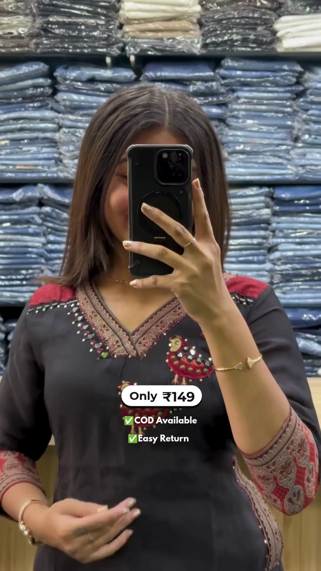 Stylish Women’s Cotton Kurta Set with Pocket - Image 6