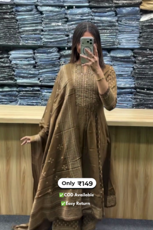 Elegant Women’s Long Round Kurti Sets