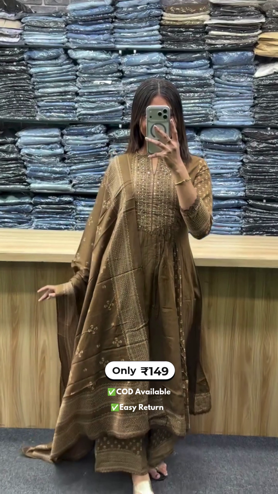 Elegant Women’s Long Round Kurti Sets