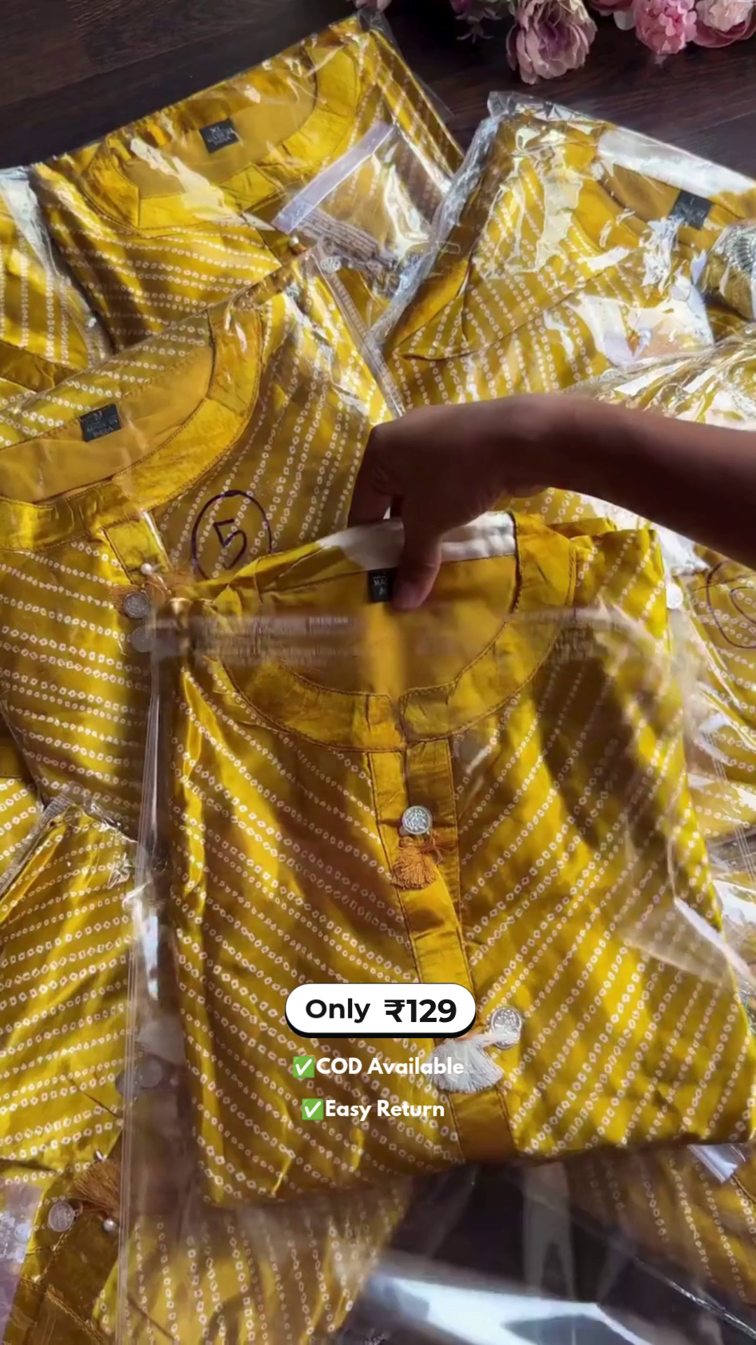 Women's Haldi Yellow Designer Kurta Set